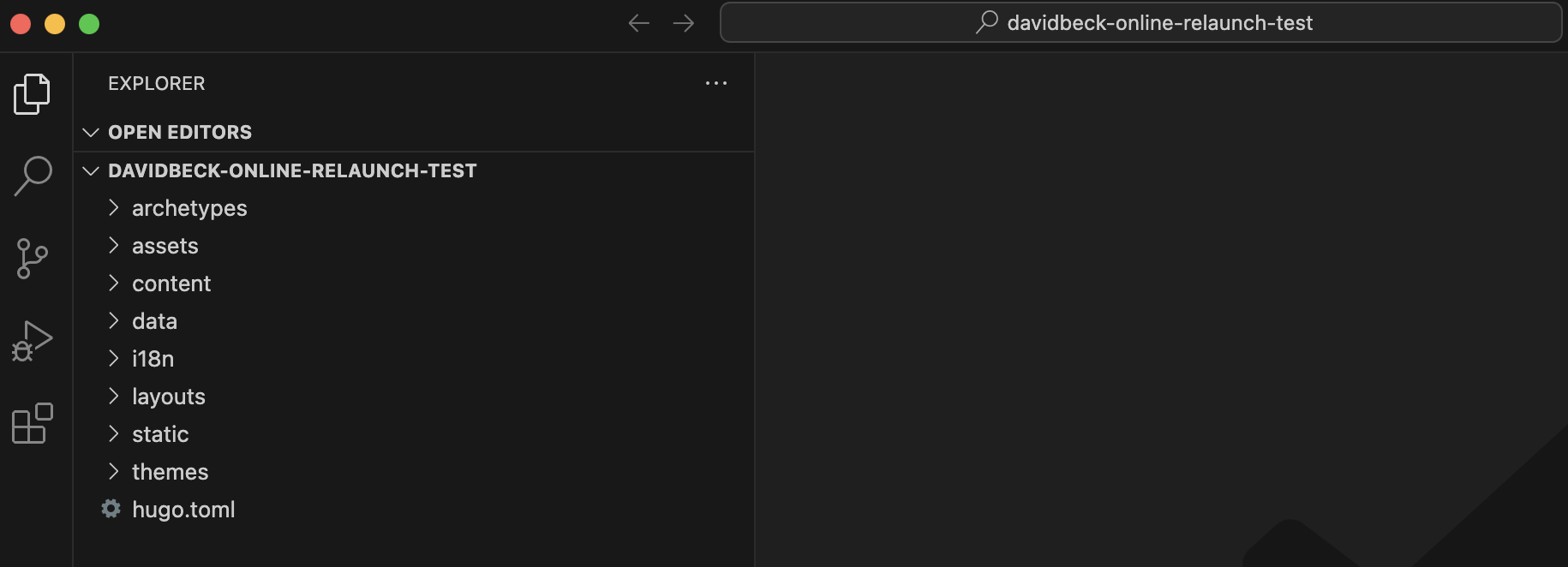 hugo_01_vscode