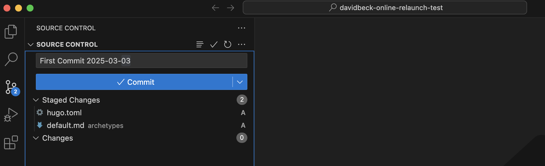 hugo_03_vscode